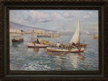 Fausto Pratella — Napoli e Castel dell'Ovo
